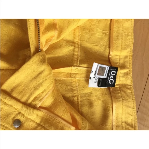 D&G yellow pants - Picture 1 of 5